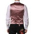 Dolce & Gabbana Pink Wool Dress Formal Men Waistcoat Vest
